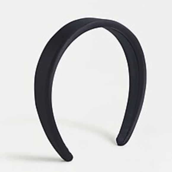 J. Crew Accessories - J. CREW Satin NAVY Headband